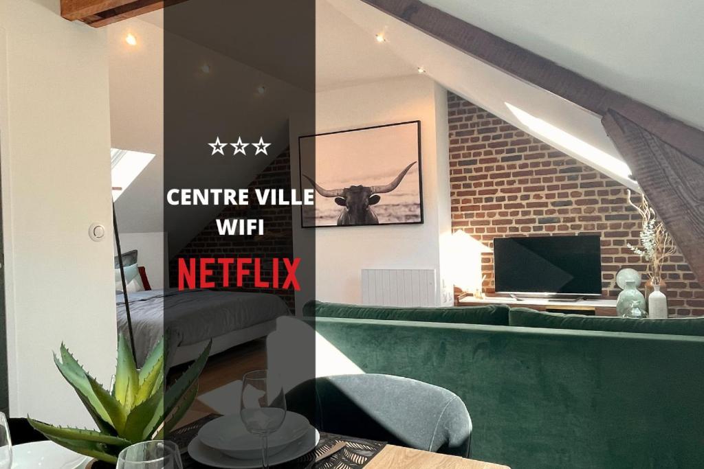 Downtown Loft - Centre Ville - Wifi - Netflix Amiens Eksteriør bilde